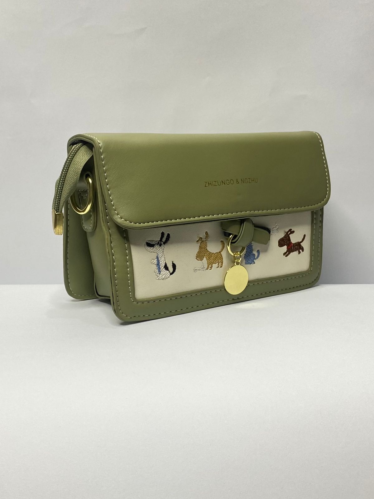 Embroidered  Crossbody Bag